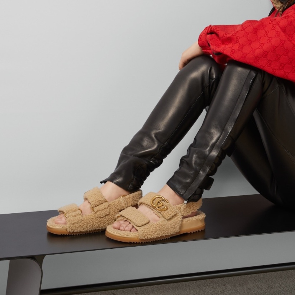 Gucci sandals double G brand new size 37.5